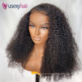 Best selling 13x4 13x6 hd lace wig raw burmese kinky curly wig glueless HD lace frontal wig human hair for black women